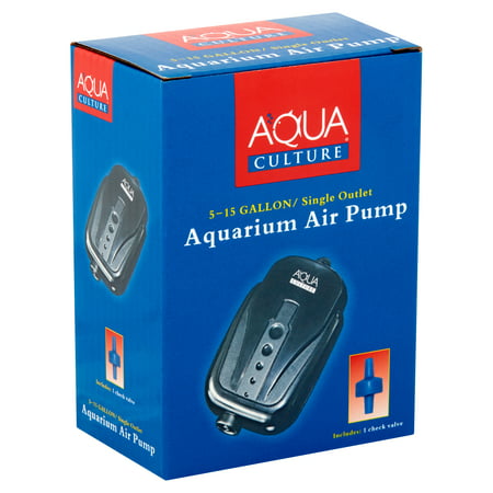 Aqua Culture 5-15 Gallon Single Outlet Aquarium Air (Best Single Fish For Aquarium)