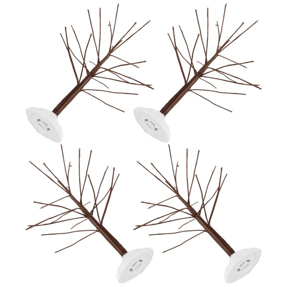 Raindrops  4 Pcs Halloween Village Accessories Branches Decoration Coffee
