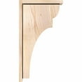 thumbnail image 3 of 5 1/2"W x 14"D x 26"H Yorktown Smooth Corbel w/Backplate, Douglas Fir, 3 of 9