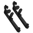 thumbnail image 6 of LEORX 2Pcs Black Pegboard Desk Mount Brackets Iron Material with Easy Installation Support, 6 of 8