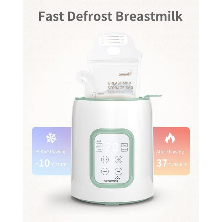 Grownsy Baby Warmer 8-in-1 Baby Bottle Warmer Fast Heating With
