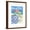 Brown Frame, variant on Art.com Watercolor Beach Vertical Art Print by Paul Brent, 12" x 16"