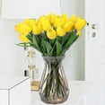 thumbnail image 2 of 24 Pieces Artificial Tulip Flowers 13.5 Inch Pu Real Touch Tulip Bouquet Flowers Gift, 2 of 4