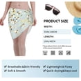 thumbnail image 7 of Bingfone Bees Women's Sarong Swimsuit Cover Ups Bathing Suit Coverups Chiffon Beach Wrap Skirts, 7 of 7
