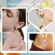 thumbnail image 5 of 40 piezas de aretes de corazón chapados en oro real de 24 quilates con agujeros para manualidades de aretes colgantes., 5 of 9