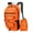 Orange-703, variant on Outdoor Travel Backpack, Lightweight Daypack, 20l Small Durable Nylon Pack with Padded Straps & Multiple Pockets, Water-resistant for Hiking Commuting, Perfect for Men Women Daily Use and