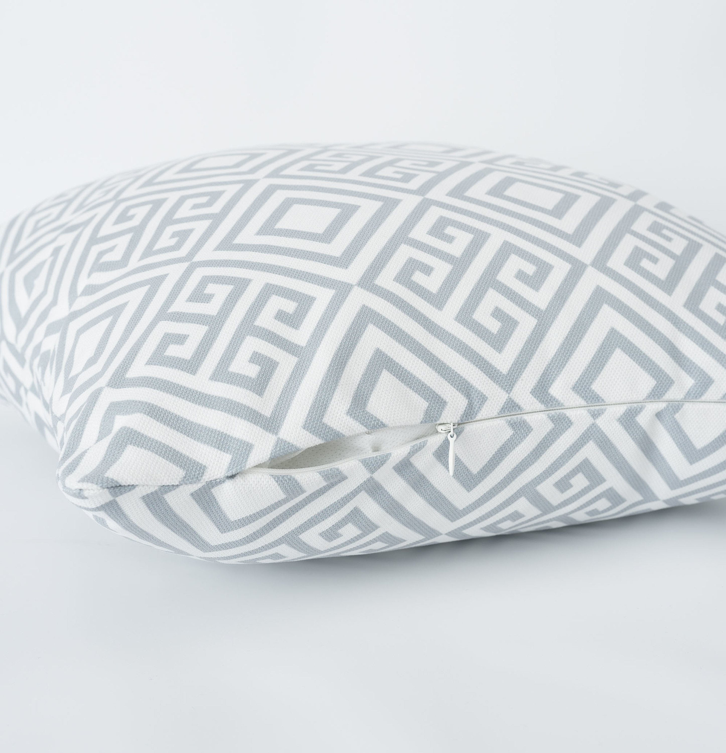 Ada Home Decor Gray Geometric Contemporary Pillow