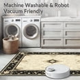thumbnail image 5 of ODIKA 4'x6' Machine Washable Non-Slip Area Rug, Beautiful with Classic Black and Beige Decorative High Traffic Rug, Beige, 51265, 5 of 7
