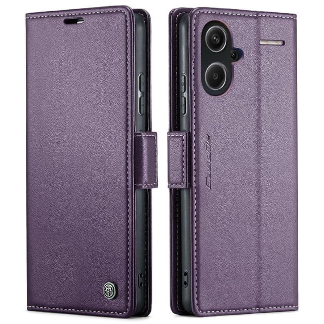 Funda tipo cartera Xiaomi Redmi Note 13 Pro Plus con cierre magnético, RFID, tarjetero, soporte, carga inalámbrica