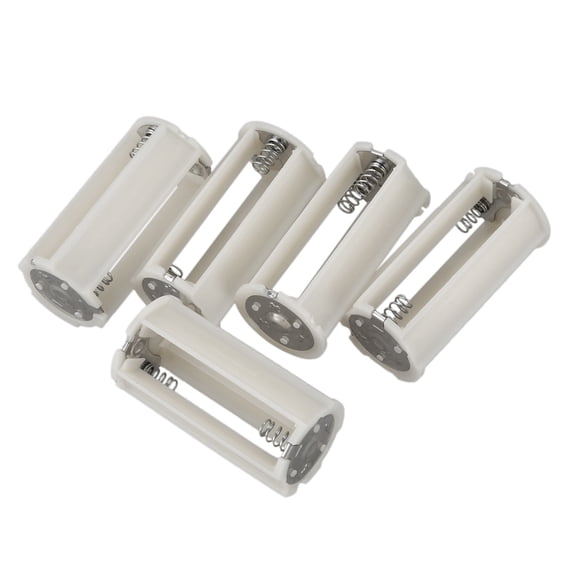 Rollbacks & More Serial Connection Cylindrical 3x 1.5V AA Battery Plastic Holder 5 Pcs