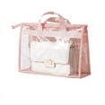thumbnail image 2 of Handbag Storage Handbag Organizer Dust Cover Bag Transparent Anti-dust Purse Storage Bag for Hanging Closet with Zipper and Handle, 2 of 4