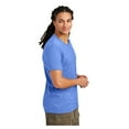 thumbnail image 3 of District Men's Young Short Sleeve Very Important V-Neck Tee Heathered Royal Large, 3 of 5