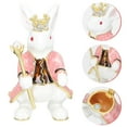 thumbnail image 3 of Crown Bunny Trinket Decorative Jewelry Box Easter Rabbit Jewelry Box Alloy Gift Box, 3 of 8