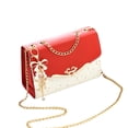 thumbnail image 3 of Bolso bandolera Salvador para mujer de cuero Rojo, 3 of 9