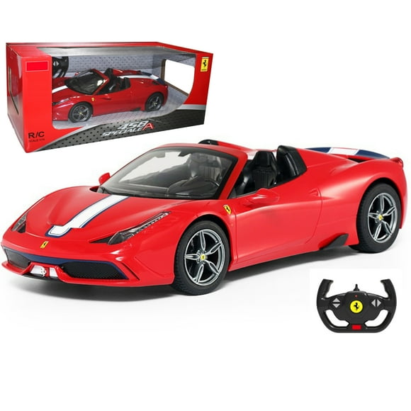 VOLTZ TOYS 1/14 Scale RC Car, Compatible with Licensed Ferrari 458 Speciale A Remote Control Toy Car for Kids and Audlts with Open Doors, Lights and Horn, Official Product, Best Ideal Gift (Red)