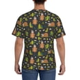 thumbnail image 3 of Vsdgher Funny Sloths In The Forest Print Men's Dry Fit Mesh Athletic Shirts Moisture Wicking Tennis T-Shirt Tops, 3 of 9