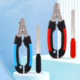 thumbnail image 5 of Cortaúñas para perros y gatos, cortaúñas afilado de acero inoxidable para mascotas (con lima de uñas gratis), cortaúñas para gatos sensibles con protector de seguridad, azul, 5 of 5