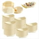 thumbnail image 1 of 500 Platos Desechables de Madera con Forma de , de Bambú de 4 Pulgadas, para Sushi, de Hojas de Bambú., 1 of 5