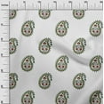 thumbnail image 3 of oneOone Cotton Poplin Twill White Fabric Block Fabric For Sewing Printed Craft Fabric By The Yard 56 Inch Wide-3Q, 3 of 6