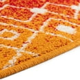 thumbnail image 6 of Rugs.com Moroccan Trellis Collection Rug – 10 Ft Round Orange And Red Medium Rug Perfect For Kitchens, Dining Rooms, 6 of 9