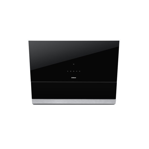 Robam 30" A671 Range Hood UNIQUE SLANTED BLACK GLASS DESIGN Under