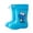 Rain Boots - Blue, variant on Toddler Rainboots Boys Girls Waterproof Mud Shoes 3D Cute Monster Design Adjustable Opening Non-Skid Rainwear Outdoor Splash Puddles