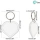 thumbnail image 5 of Llaveros con inserto para fotos en blanco (30 unidades), llavero acrílico con broche para fotos, llavero con forma de corazón de 2 x 1,9 pulgadas, marcos de fotos para armar., 5 of 8