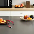 thumbnail image 4 of TABLZONE Herramienta De Cocina Roja Para Quitar Y Cortar Fresas Con Acero Inoxidable Premium, 4 of 8