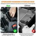thumbnail image 3 of DIAMOOKY 4 Pack Center Console Organizer for Jeep Wrangler JL JLU 4xe 2018-2026 & Gladiator JT 2020-2026 Accessories Gear Shift Side Tray Hanging Armrest Storage Box (Not for JK/JKU), 3 of 10