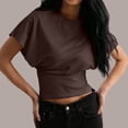 thumbnail image 4 of MAIHAN Womens Short Sleeve T-Shirts Casual Summer Boho Tops Soft Basic Tees Womens Summer Tops Plus Size T Shirts for Women, 4 of 5