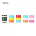 thumbnail image 3 of Cuentas para trenzas de cabello BuyWeek 100 piezas de resina colorida ajustable, 3 of 9