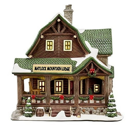 Matlock Mountain Lodge Christmas Village House Carole Towne