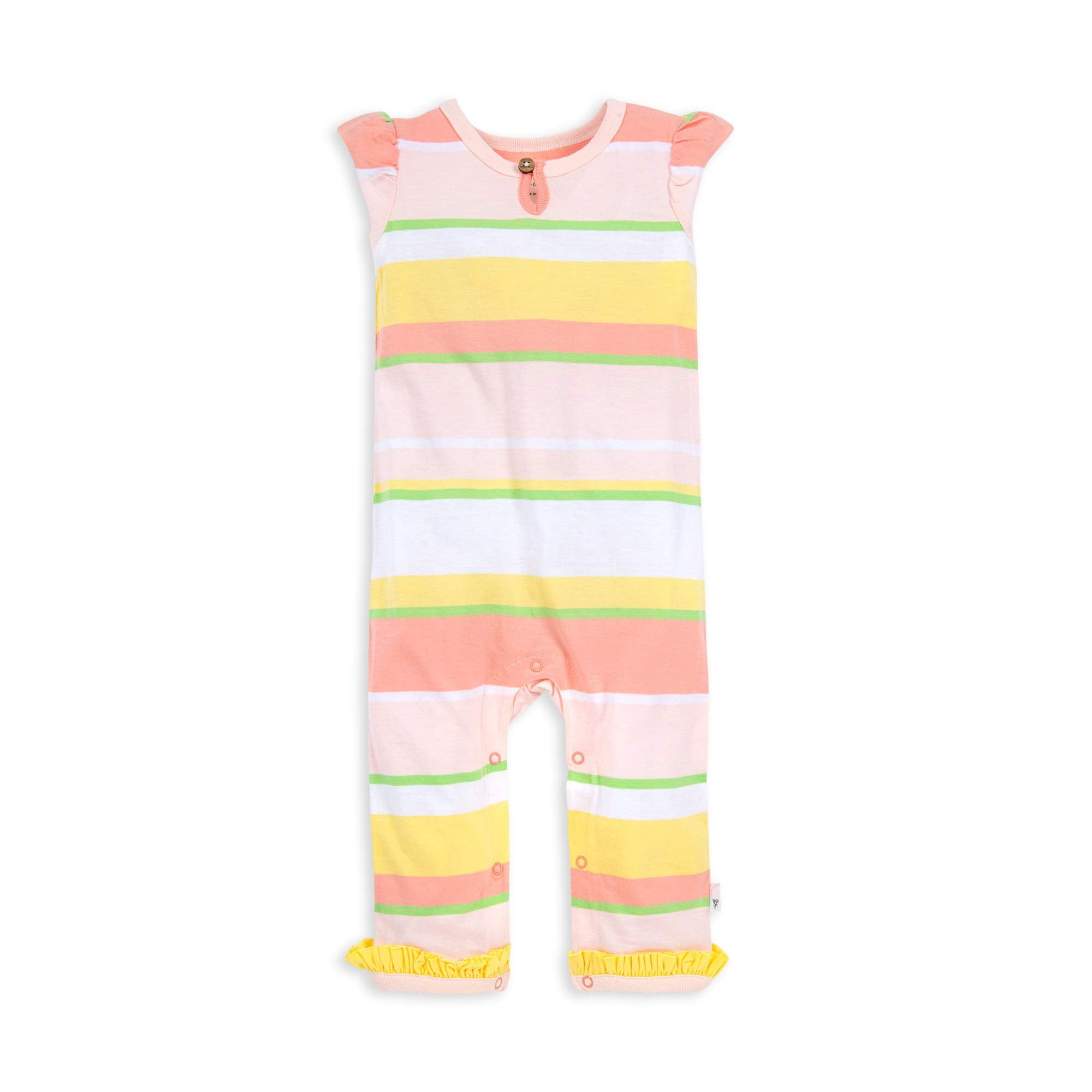 Burt's Bees Baby Baby Girl's Romper Jumpsuit, 100% Organic Cotton One-Piece  Coverall, Citrus Stripe, 3-6 Months | Walmart Canada