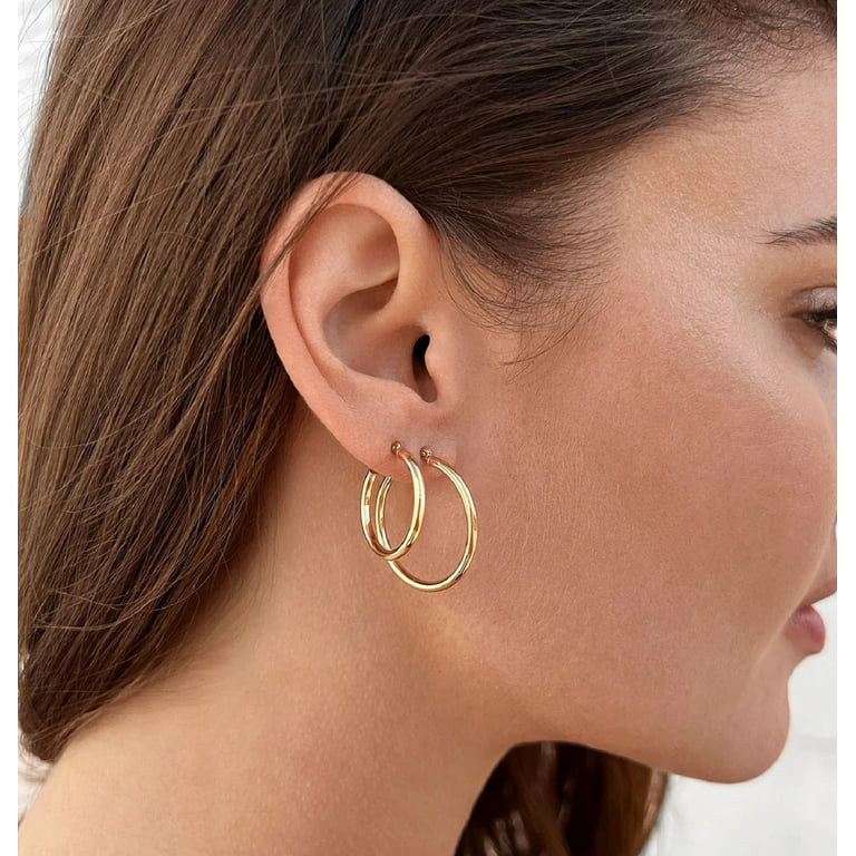 LV Hoop Inspired Earrings (Pre-Order)