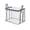 Gray L, variant on Tunhigl 20L Large Heavy Duty Clear Storage Bags, Moving Bags - Waterproof Storage Totes with Handles & Zippers, Foldable for College Dorm, Christmas Storage,Gray