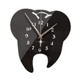 thumbnail image 2 of Relojes De Pared De Acrílico Modernos, Decorativos Silenciosos Para Cocina, Oficina, Negro Sunnimix Reloj de pared, 2 of 8