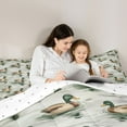 thumbnail image 5 of Feelyou Animal Kids Full Size Comforter Sets, Woodland Wildlife Duck Bedding Sets, 3pcs, 5 of 8