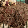 thumbnail image 3 of Rustic Damask Full/Queen Size 100% Cotton Bedding Quilt, 3 of 3