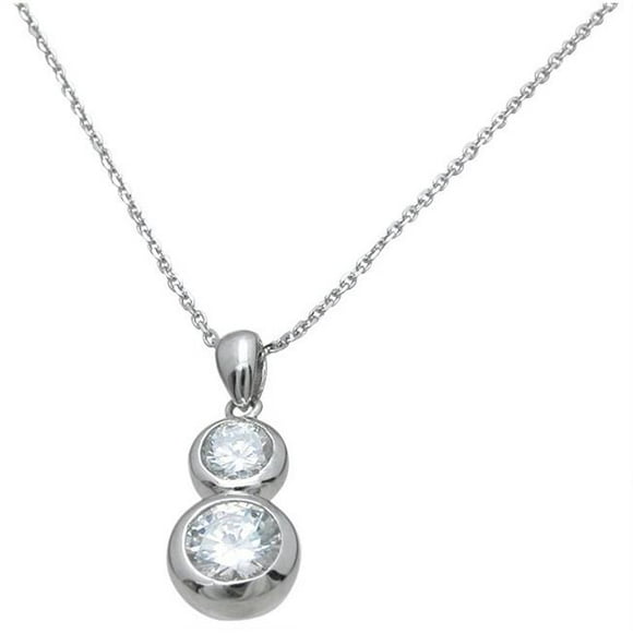Sterling Couture pc6912 21 & 9 mm Sterling Silver Pendant