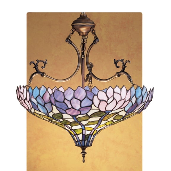 Meyda Home Indoor Bedroom Wedding Party Decorative Lighting 20""W Wisteria Inverted Ceiling Pendant Fixture