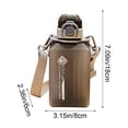 thumbnail image 3 of Ywbawe Plastic Water Bottle Sports Water Bottle with Lid Insulated Reusable for Outdoor Activities 1-Pack, 3 of 6