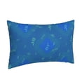 thumbnail image 2 of YFYANG Super Soft Rectangular Plush Cushion Cover (Without Pillow Insert), Leaf Geometric Aabstract Pattern Comfort and Non-Pilling Hidden Zip Bedroom Sofa Pillowcases, 16"x24", 2 of 9