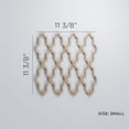 thumbnail image 2 of Ekena Millwork 11 3/8"W x 11 3/8"H x 3/8"T Small Casablanca Decorative Fretwork Wood Wall Panels, Birch, 2 of 6