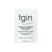 Thank God It's Natural (Tgin) Miracle RepaiRx Deep Hydrating Hair Mask Packet, Damaged Hair, 1.75 oz