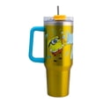 thumbnail image 1 of Termo 1.2 L Bob Esponja Amarillo Doble Pared con Asa y Popote de Acero Inoxidable, 1 of 7