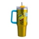 thumbnail image 1 of Termo 1.2 L Bob Esponja Amarillo Doble Pared con Asa y Popote de Acero Inoxidable, 1 of 7