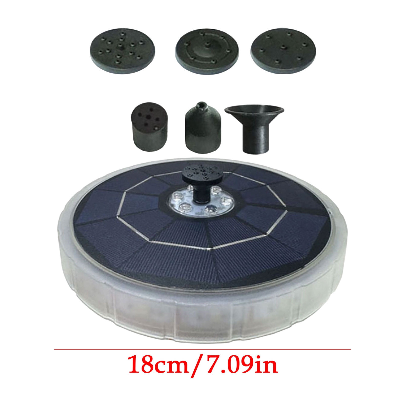 Beforeyayn Bath For Kids Bath Tub Solar Powered, Floating Bathtub Water Spray With Led Lights, Bath Or Pool, Colorful Spray Modes For Ambiance