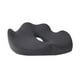 thumbnail image 4 of Cojín de espuma viscoelástica para silla, cómodo cojín ergonómico para asiento de coxis, almohada para sentarse en forma de donut para viajes, hogar, negro, 4 of 8