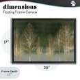 thumbnail image 4 of Stupell Industries Modern Gold Gradient Forest Black Floating Frame Canvas Art, 25 x 17, by Kate Bennett, 4 of 8