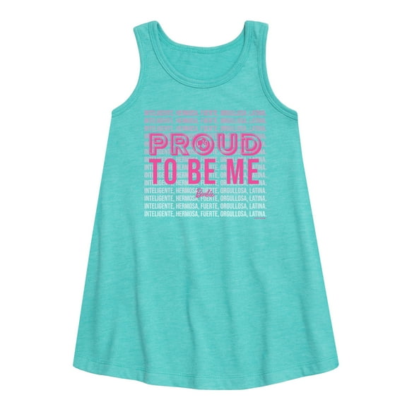 Barbie - Proud To Be Me - Toddler and Youth Girls A-line Dress